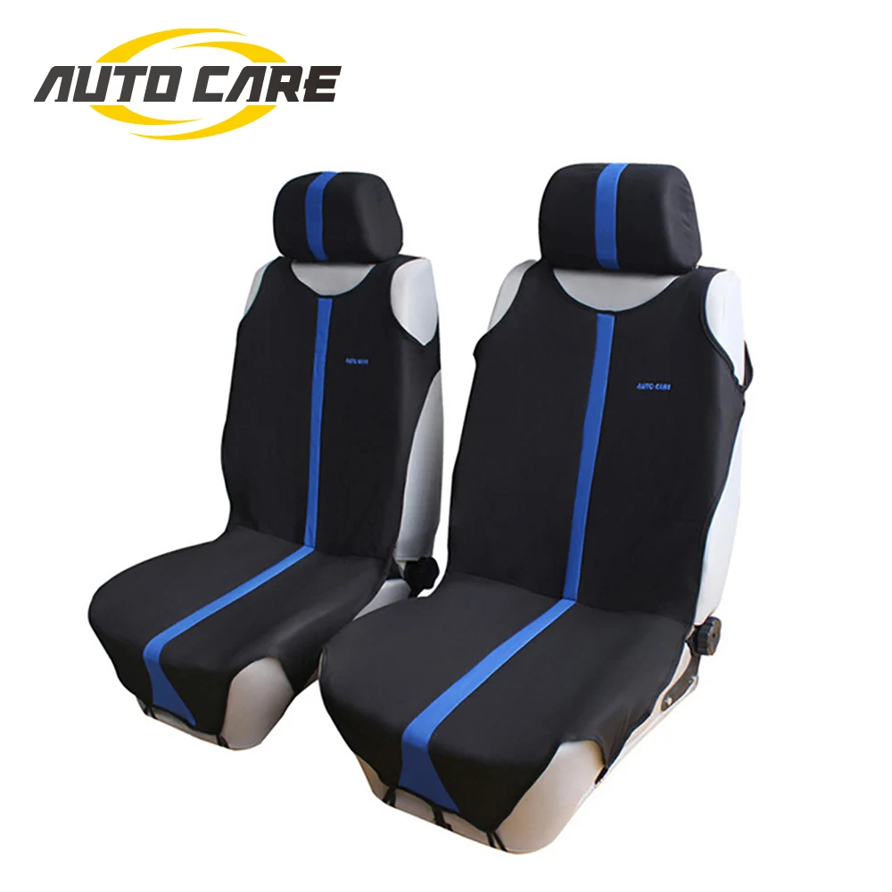 Auto font b Care b font T shirt Design 2pcs Front Car Seat Covers Universal Fit