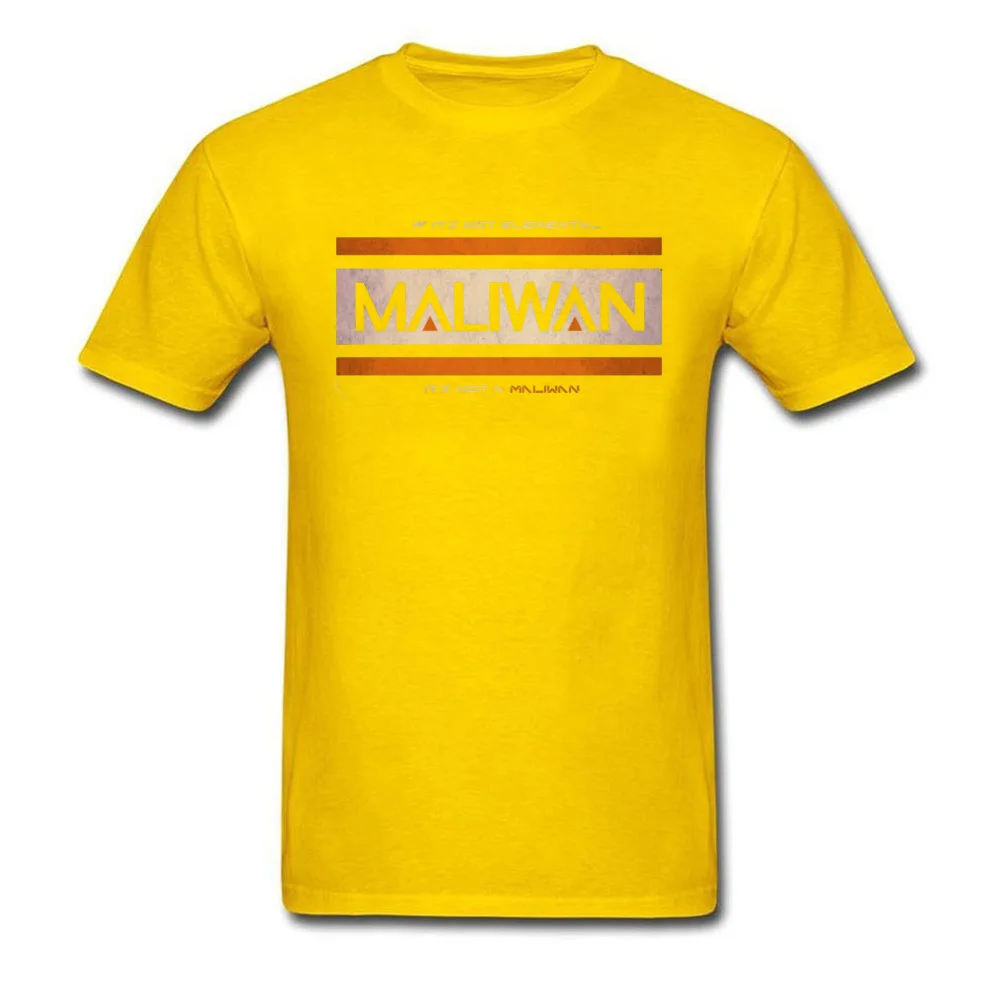 Party Slim Fit T Shirt Short Sleeve for Men 100% Cotton Father Day Crew Neck T-Shirt Summer Tshirts Rife Free Shipping IF ITS NOT ELEMENTAL ITS NOT A MALIWAN 815 yellow