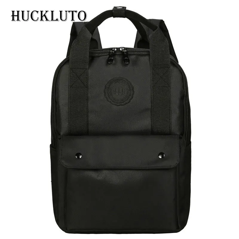 HuckLuto 2019 Новая акция распродажа Япония и Южная Корея Мода Harajuku стиль черный студенческий рюкзак для мужчин и женщин