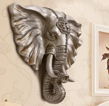 Kyrgyzstan good elephant animal head hanging wall decoration living room wall mural face 2118 Home Furnishing elephant Kyrgyzstan good elephant animal head hanging wall decoration living room wall mural face 2118 Home Furnishing elephant