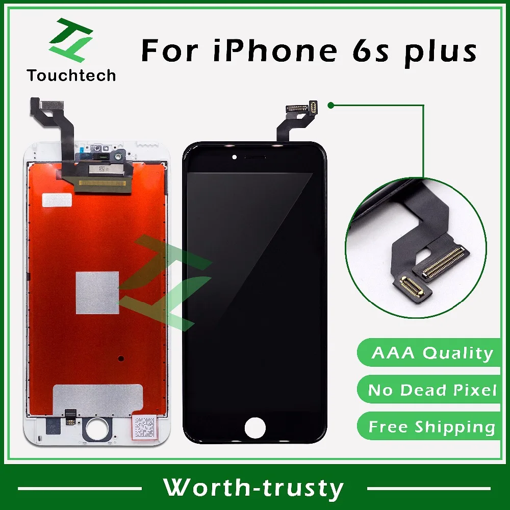 5 дюймовый ЖК дисплей для iPhone 6S Plus без пятен черный/белый цветной с сенсорным