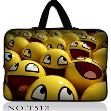 Улыбка Уход за кожей лица неопрена Мягкая 17 17.3 дюймов Мода 15.6 13 12 10 " Нетбуки Laptop Sleeve сумка ручка для переноски чехол чехол