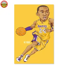 Живопись по номерам художественная краска по номерам DIY Цифровая живопись, Коби Брайант, баскетболист, и карьера точка гвардии. Лос-Ан