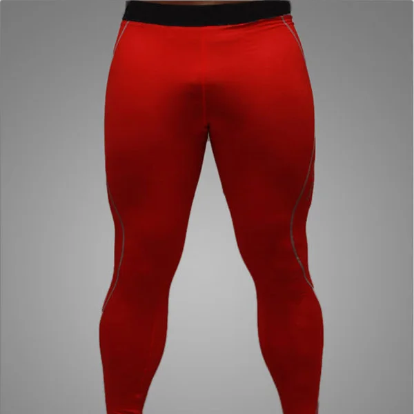 6 Colors ! Spandex Running Tights Men Bodybuilding And Fitness Clothes