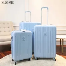 KLQDZMS 20/25/29 дюймов Ретро Для женщин прокатки Чемодан ручной Спиннер сумки для девушек для путешествий каюта чемодан колеса