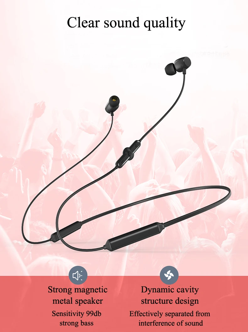 Q5 sport wireless bluetooth earphone earbuds for mobile phones Headset with microphone Heavy bass audifonos fone de ouvido