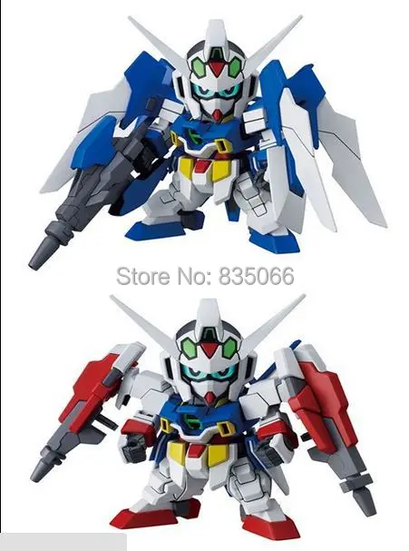 

Japanese anime figures Gundam SD BB -371 Gundam AGE-2 bird fly two morphological robot action figure plastic model kits toys