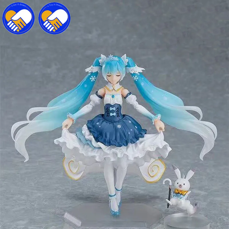 Skup Nowy Vocaloid hatsune Miku Figma EX 054 śnieg Miku śnieżna księżniczka anime z pvc Action Figures anime zabawki dla dzieci dzieci prezent