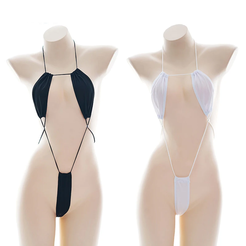 

Japanese Sweet Lolita Backless Bikini Underwear Kawaii Sexy Sleepwear Girl Woman Flirtatious Adult Cosplay Set