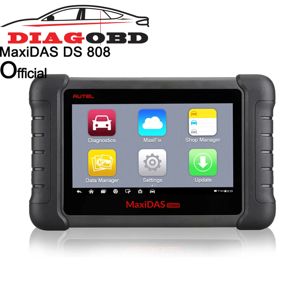 

Autel Maxidas DS808 OBD2 Diagnostic Tool Upgrad of DS708 Full set Adapters for optional automotive Scanner Same as MS906