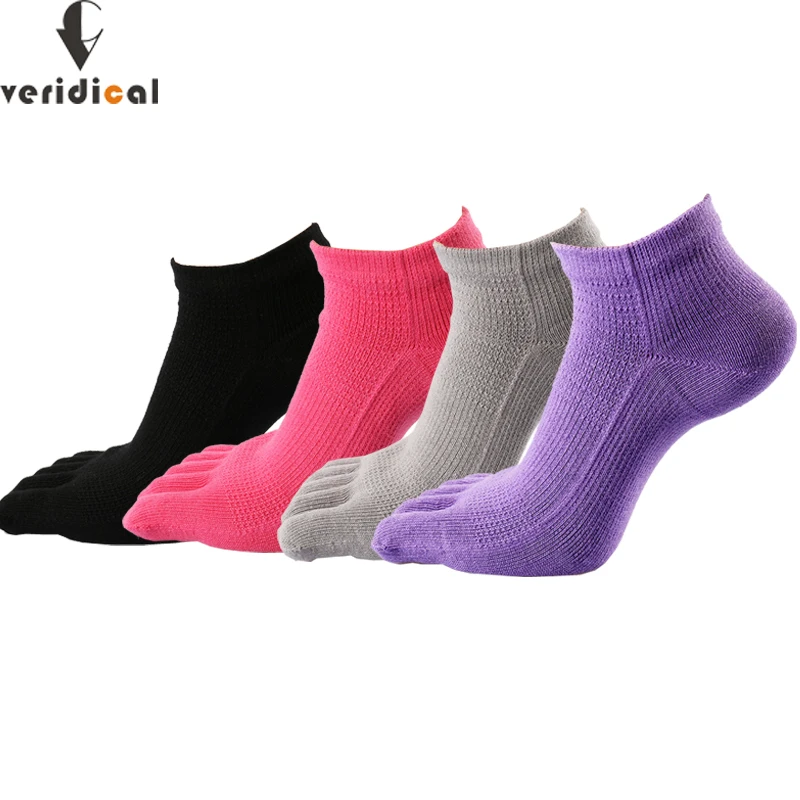 VERIDICAL хлопковые носки с пальцами для женщин и девочек; 5 пар/лот; носки с пятью пальцами; calcetines harajuku; носки до щиколотки; хорошее качество