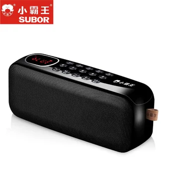 

Subor D82 Portable Bluetooth Waterproof Outdoor Speaker Wireless Loudspeaker Sound System 36W Stereo Music Surround With Screen
