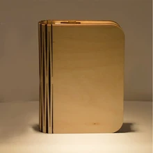 LED Foldable Book light Rechargeable USB Desk Lamp Warm White Wooden Shape MINI Night light kids Creative for Home Decor Light LED Foldable Book light Rechargeable USB Desk Lamp Warm White Wooden Shape MINI Night light kids Creative for Home Decor Light