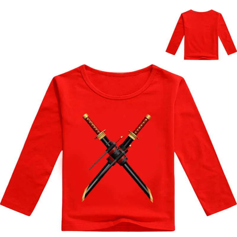 Коллекция года, весенне-осенний топ с длинными рукавами, футболка одежда для мальчиков с принтом ниндзя Футболка Ninjago одежда для детей хлопковые футболки для мальчиков - Цвет: style 13