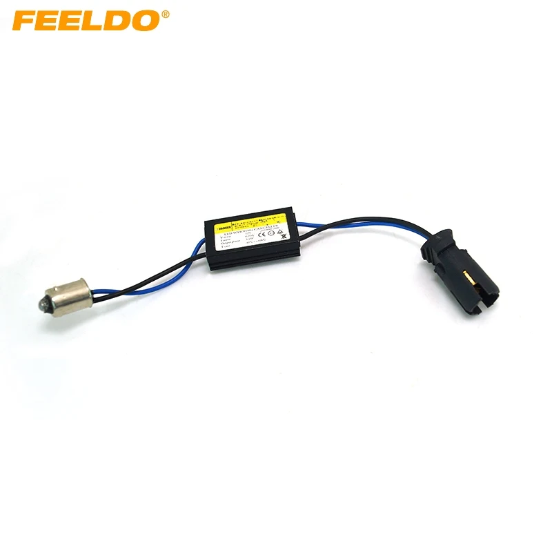 FEELDO 1 шт. DC12V BA9s светодиодный световой предупреждающий декодер компенсатора