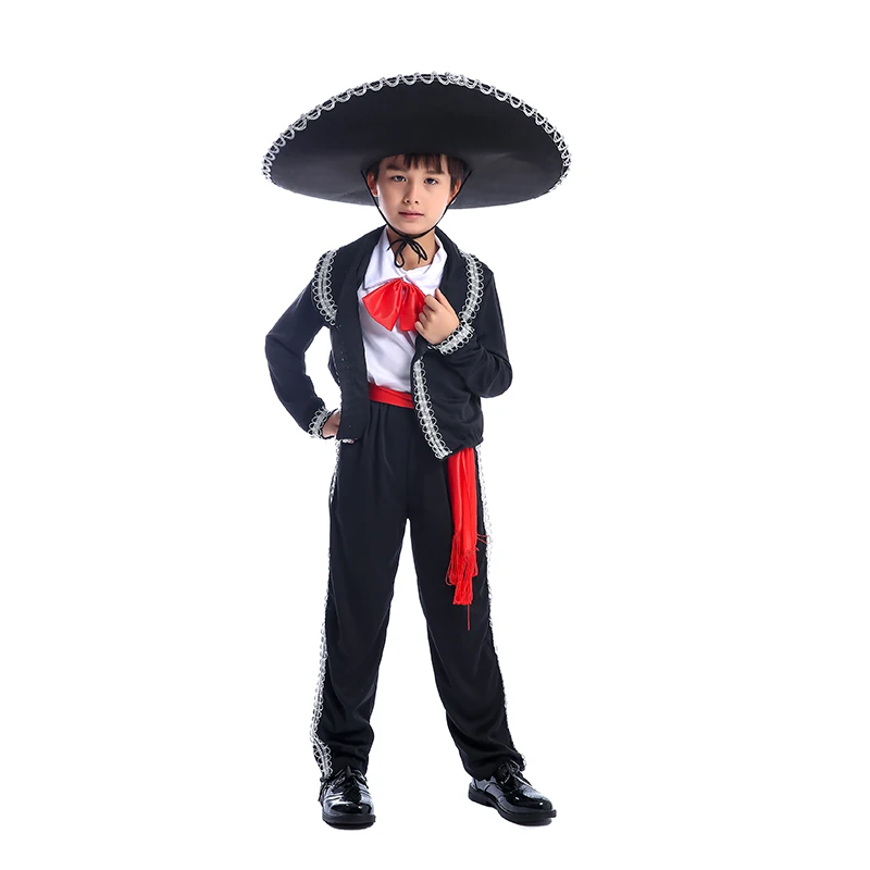 Традиционная Мексиканская танцовщица Mariachi Amigo детский фестиваль для мальчиков и