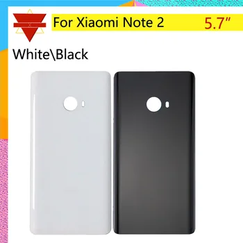 

10pcs\lot 5.7" Rear Bttery cover For Xiaomi Mi Note 2 Back Cover Battery Case 3D Glass Housing Chassis Cover