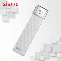 SanDisk Wifi U диск подключение беспроводной USB флеш-накопитель WiFi + USB 2,0 16 ГБ 32 ГБ 64 Гб 128 ГБ 200 ГБ 256 ГБ U диск для ПК Wifi