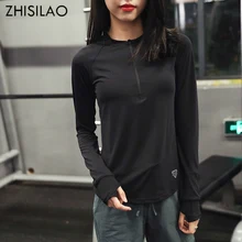 Zisilao дышащая женская футболка быстросохнущая Удобная футболка черная футболка Женские топы черная футболка Повседневная футболка