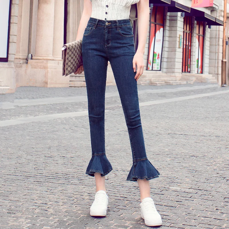 Fashion Ankle Length Jeans Pants 