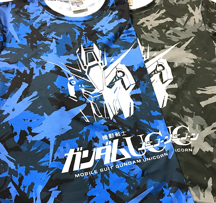 Топ AnimeTees Косплей мобильный костюм Гандам Повседневная модная футболка с коротким рукавом для мужчин и женщин Летняя полноцветная футболка