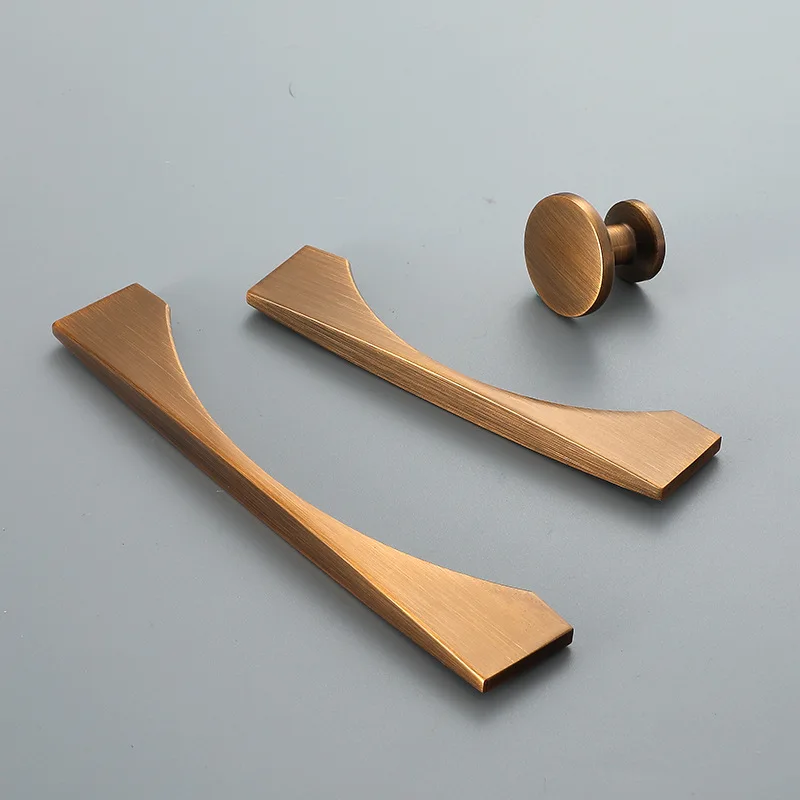 Coffee Handle Antique European Kitchen Cabinet Drawer Storage Cabinet Pull, Classical Furniture Bedroom Closet Shoe Cabinet Knob