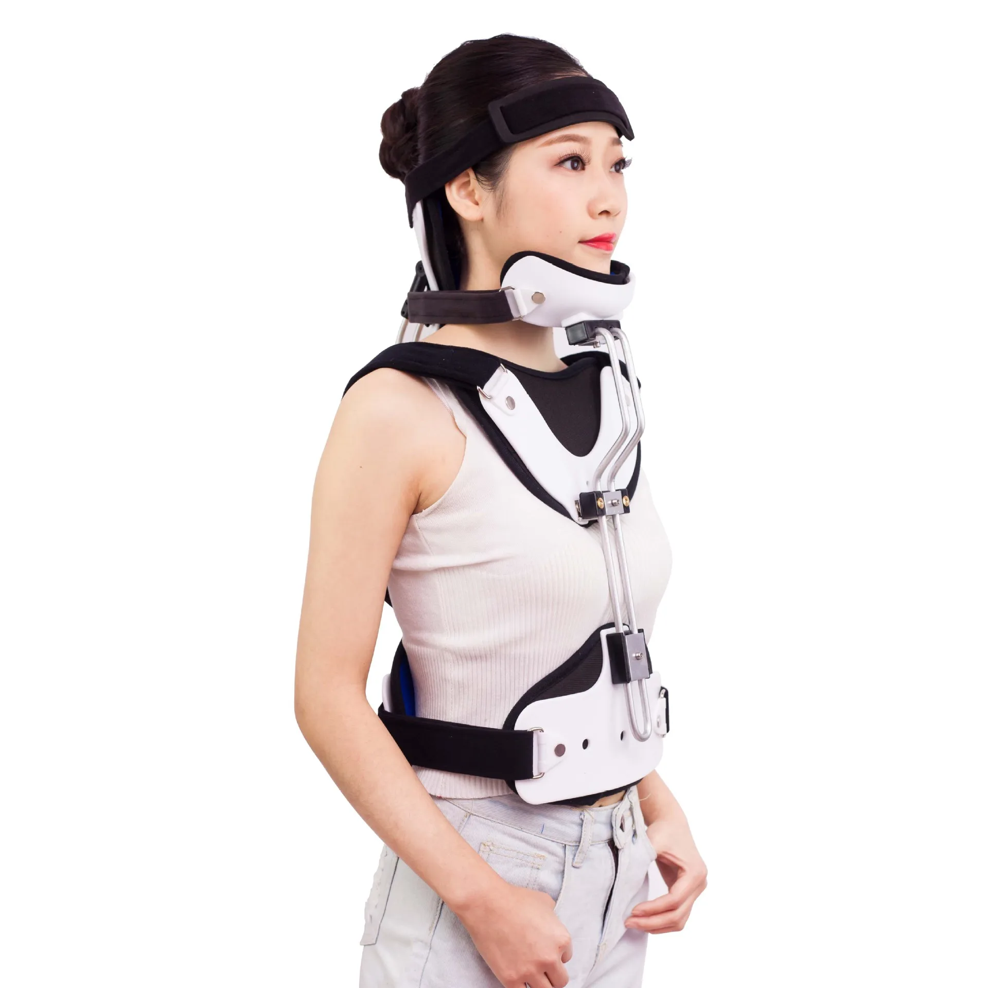 Medical orthosis Adult Head Neck Orthosis Surgery Thoracic Stent Fracture Fixation Rehabilitation Brace Cervical Traction