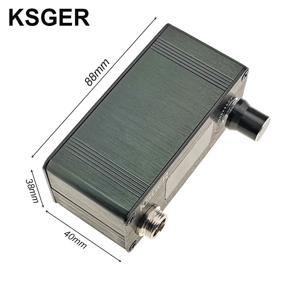Паяльная станция KSGER T12 Mini STM32 V2.1S DIY OLED контроллер FX9501 ручка алюминиевый сплав
