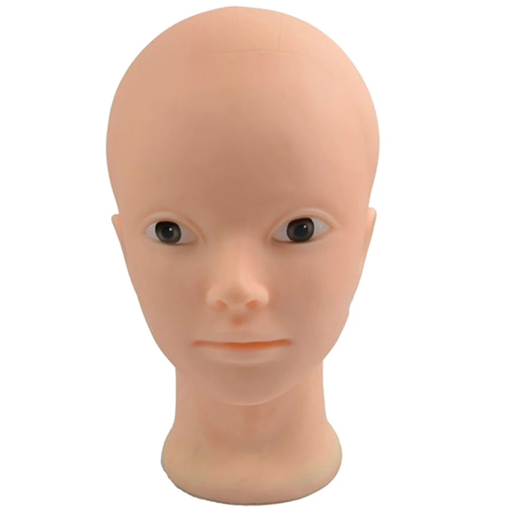 Cosmetology Mannequin Training Head Manikin Doll Face Eyelashes Makeup Massage Practice Jewelry Hat Display | Красота и здоровье