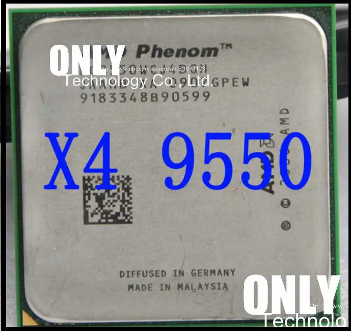 Процессор X4 9550 2,2G AM2+/940 Pin/двухъядерный/2 MB L2 cache/95 w cpu