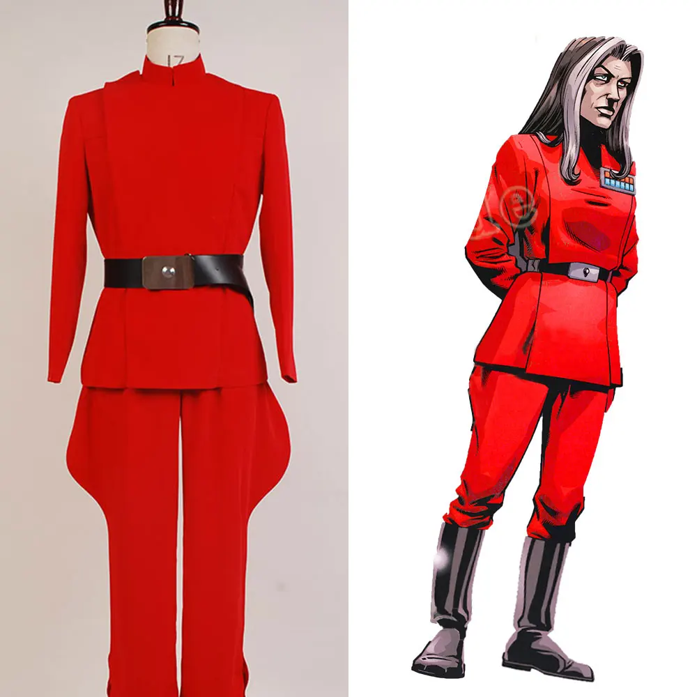 Звездные войны Императорский полицейский красная униформа косплей костюм полный комплект