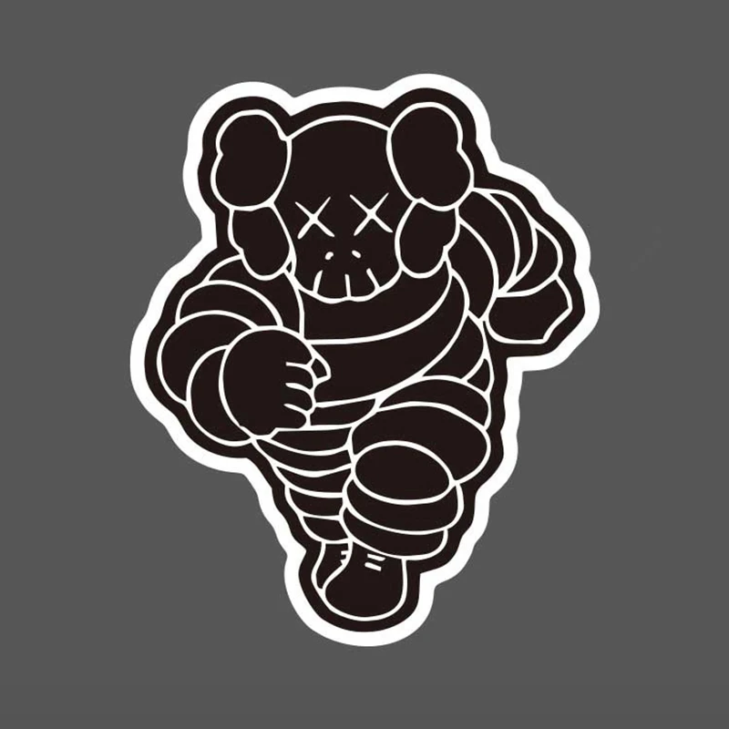 

AQK 5Pcs/Lot Joint Name Kaws Stickers Bomb Tide Brand Waterproof DIY Skateboard Luggage Laptop Guitar Phone Pad Kids Toy Decals
