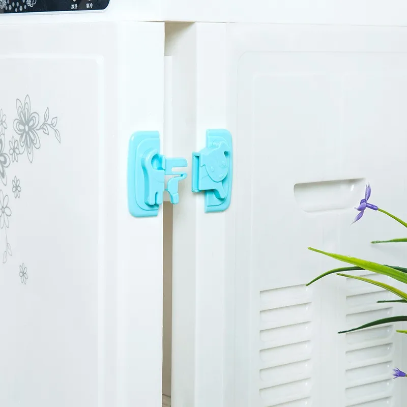 2 шт. замок для защиты детей в форме милой собачки блокирующие двери для безопасности замки для ящика туалета холодильника