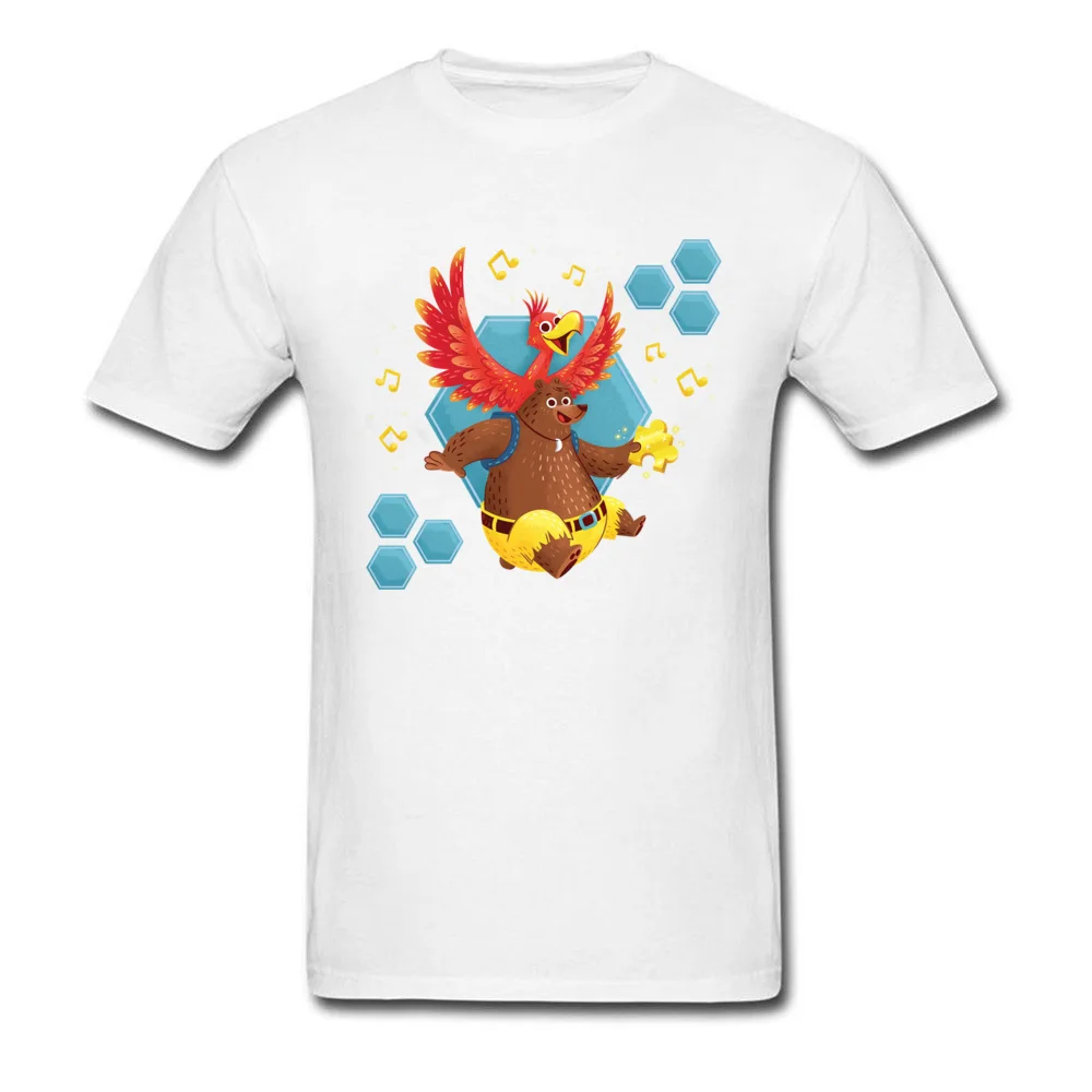 Fitted bird and bear 64 9171 Short Sleeve T-shirts Summer/Autumn O-Neck Cotton Fabric Tops T Shirt for Men Sweatshirts Crazy bird and bear 64 9171 white