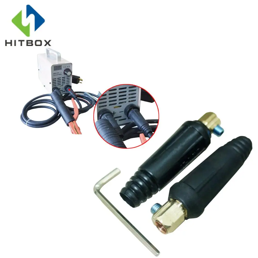 Hitbox сварочная проволока разъем расширение провода для 200A сварочный аппарат 10-25 мм адаптер