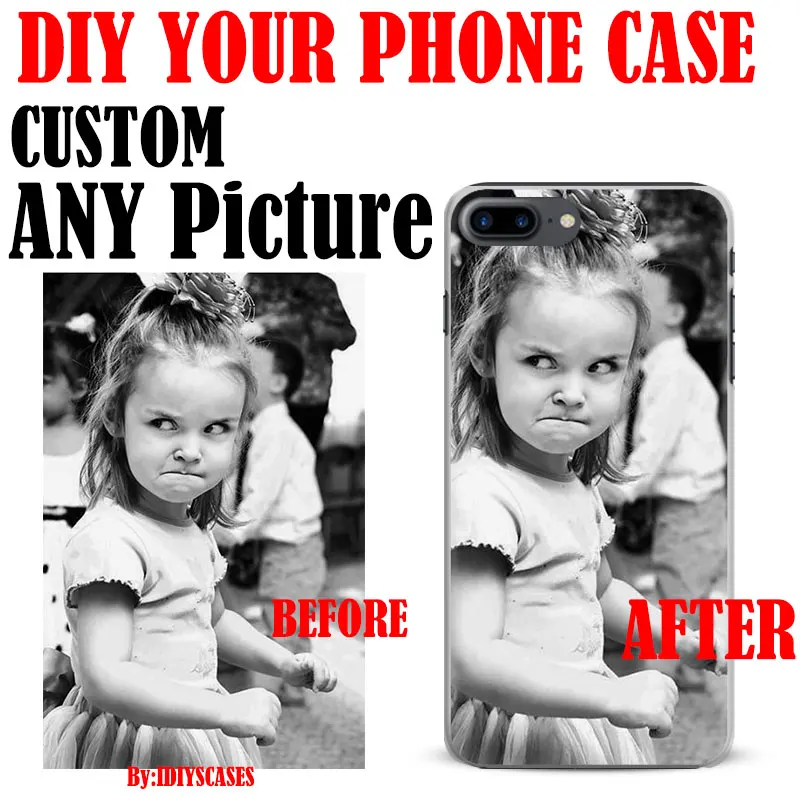 

DIY images Customer Design Custom Photo Phone Case cover Shell For Apple iPhone X 8Plus 7 7Plus 6SPlus 6S 6Plus 6 5 5S SE 4S 4