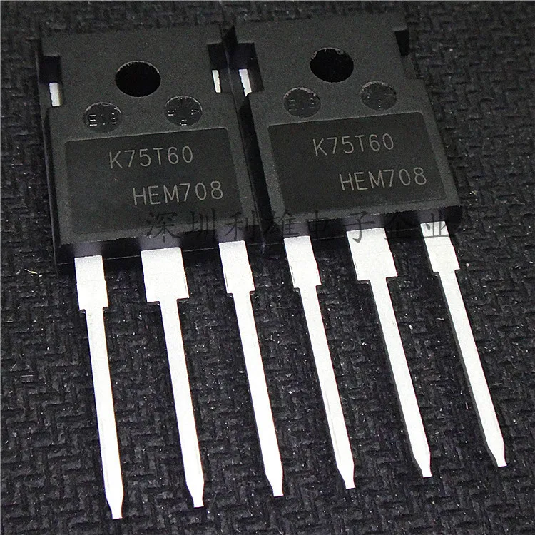 

Send free 20PCS IKW75N60T K75T60 75A 600V TO-247 Welding inverter IGBT tube field effect