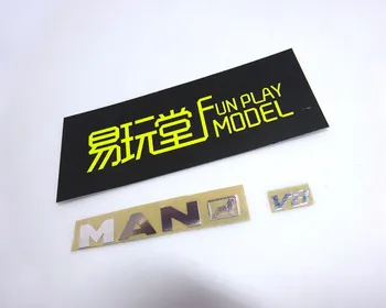 

Tamiya actros truck V8 and man logo sticker decals kit for tamiya 1/14th scale rc MAN tgx tgs 56325 56329 tractor trailer truck