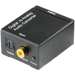 Цифровой аналоговый аудио конвертер адаптер цифровой Adaptador оптический коаксиальный Toslink сигнал к аудио конвертер L/R ~ 3