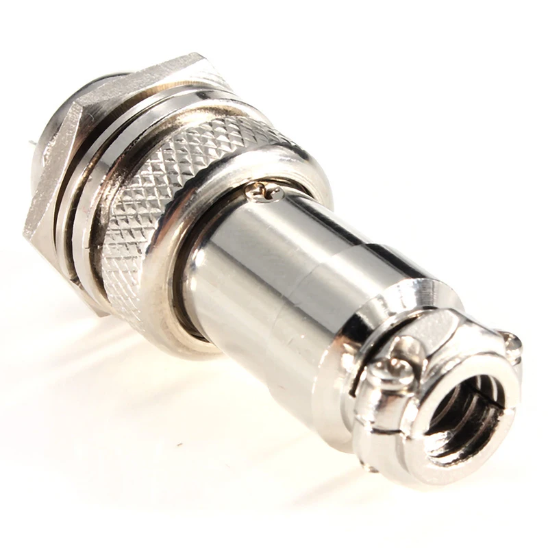 High Quality 2/3/4/5/6/7/8 Pins M16 Screw Type Metal Aviation Plug Socket Connector For Power Tools
