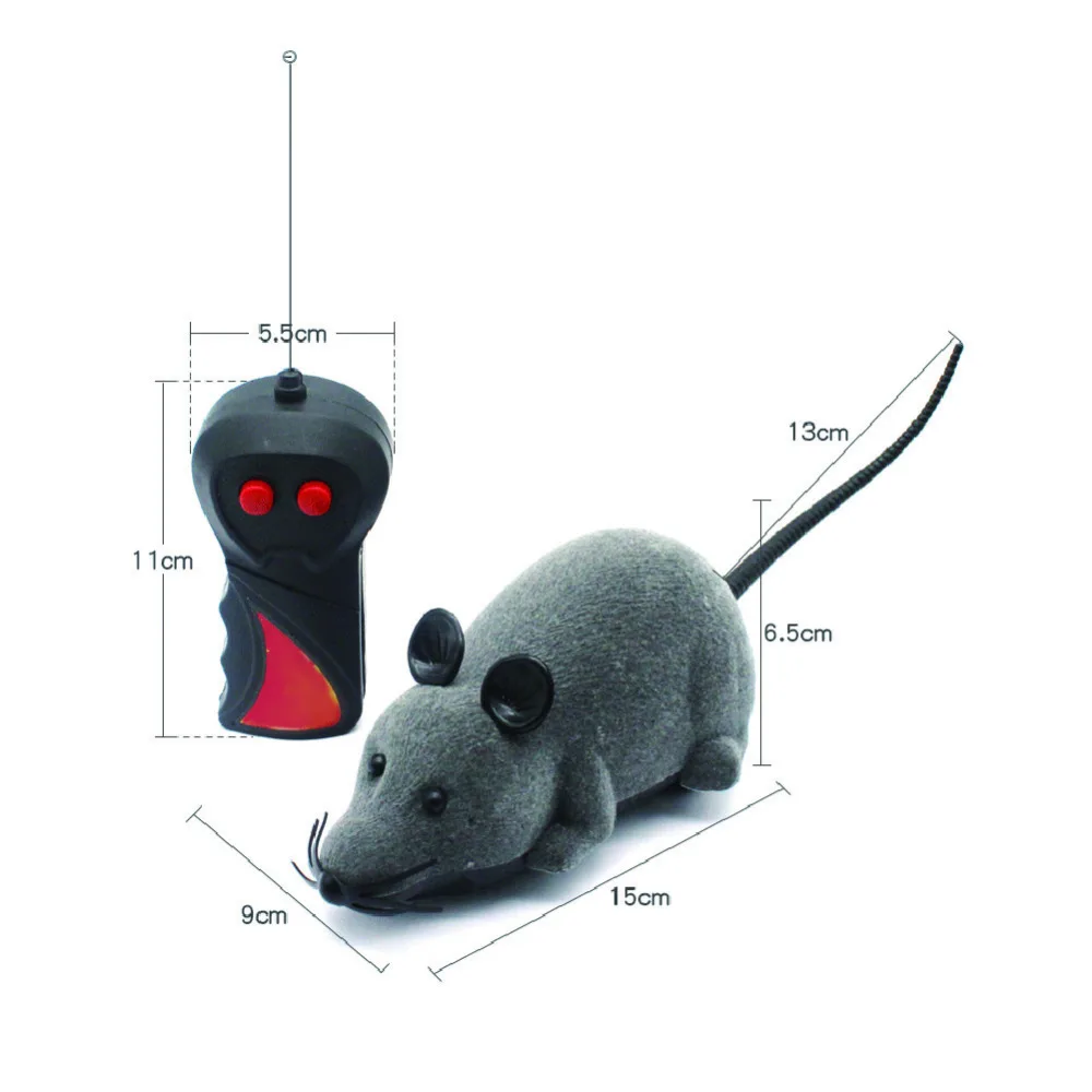 pet toys clasicc Mouse Cat Toys Wireless RC Mice Cat Toys Remote Control False Mouse Novelty RC Cat Funny Playing Mouse Toys For Cats squeaky dog toy