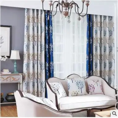 

New Arrival Modern Double Side Jacquard Chenile Curtain Luxury Curtains for Living Room Customized Blind Five Colors