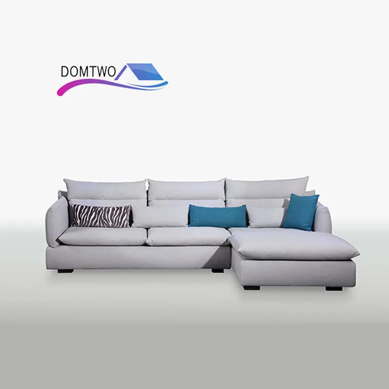 Furniture living room Down Corner custom made modern European style sofa good quality