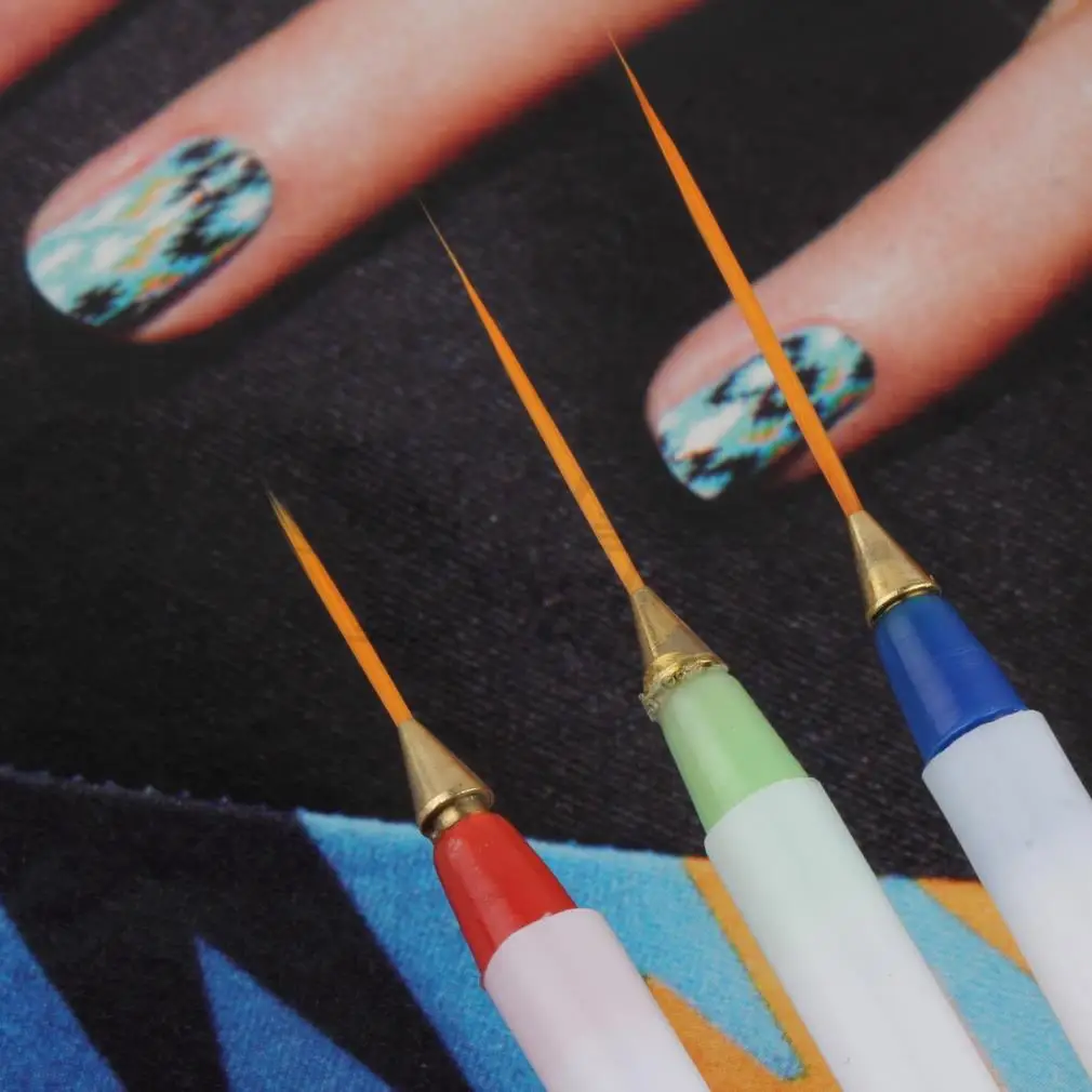 6 Ways To Do Nail Art Wikihow 20pcs Nail Polish Gel Paint Design Dotting Detailing Art Pen Brushes Bundle Tool Set