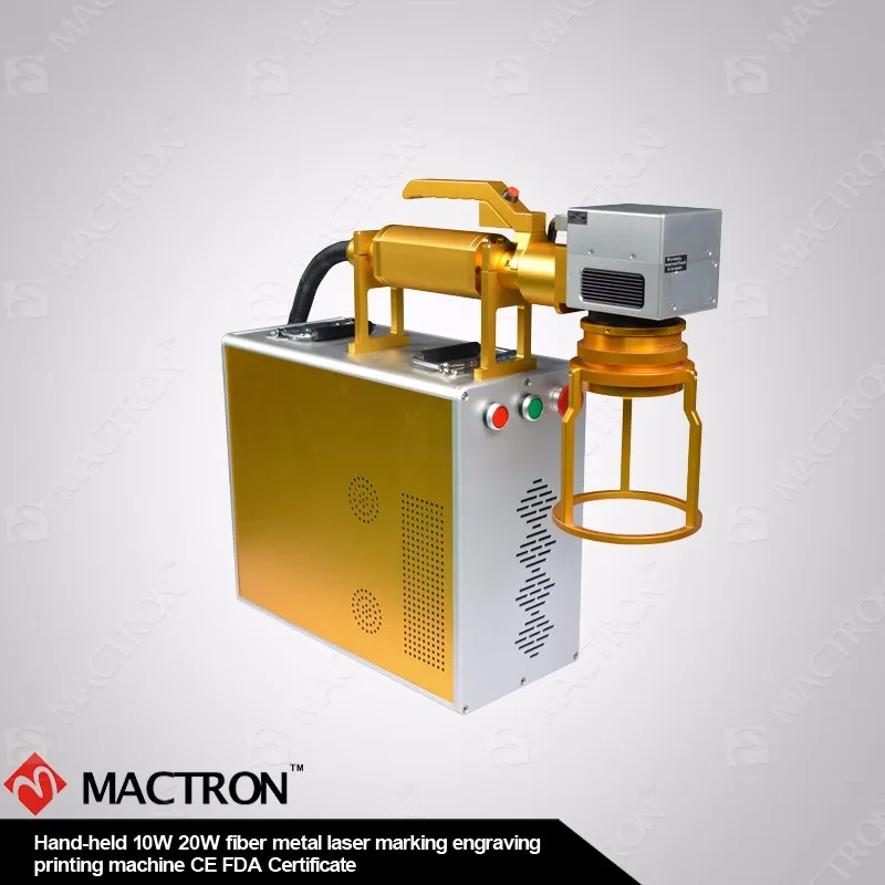 New 10W Portable Mini Fiber Laser Marking Machine Price For Marking Metal