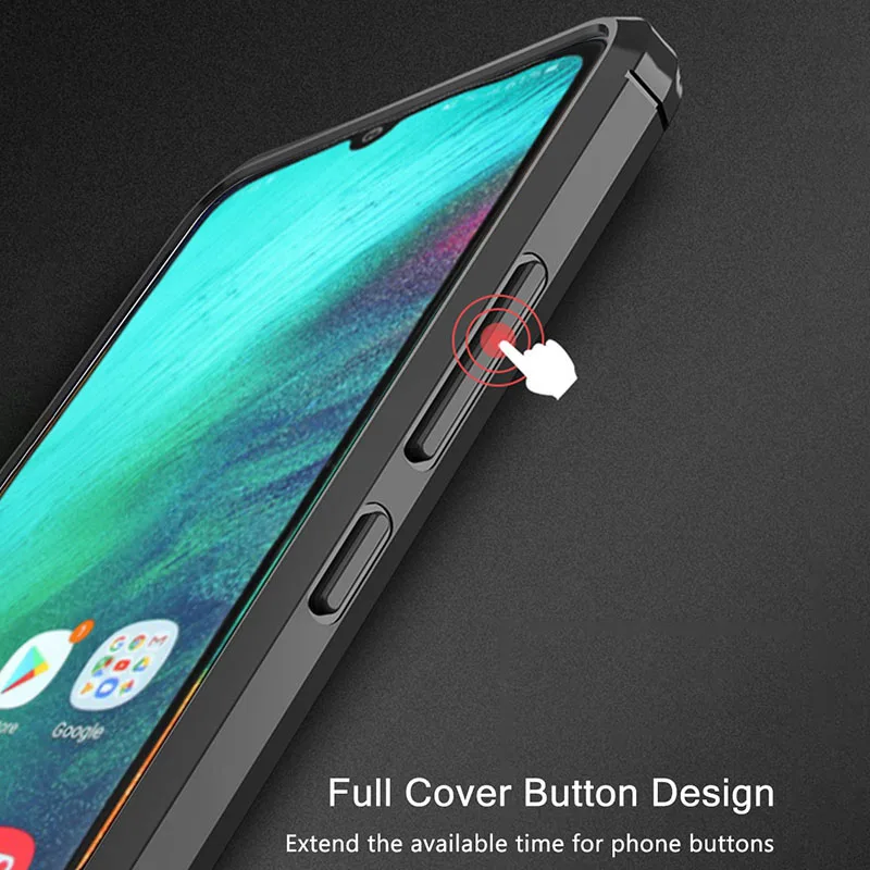 Чехол из углеродного волокна для Samsung Galaxy A40 A50 a60 A70 A20S противоударный чехол