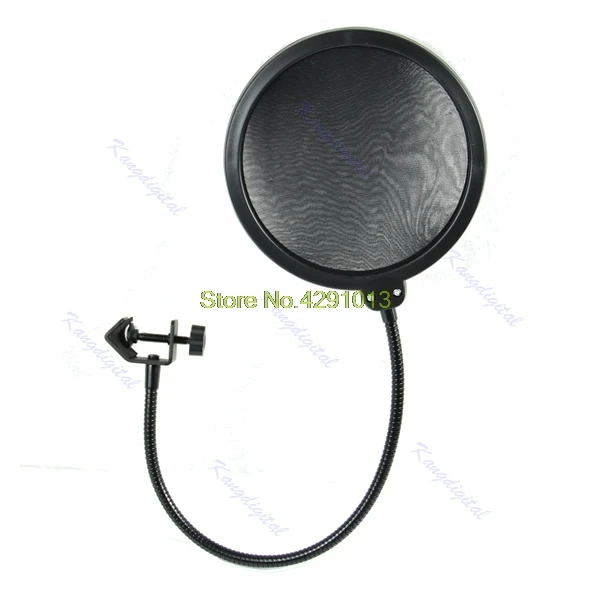 

Recording Studio Microphone Mic Wind Screen Pop Filter Mask Shield Double Layer Drop Shipping Support