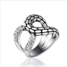 

1PCS Hot Sale Popular Silver Color Women/Men Ring Serpentine Design High Quality Fashion Jewelry Gift A018