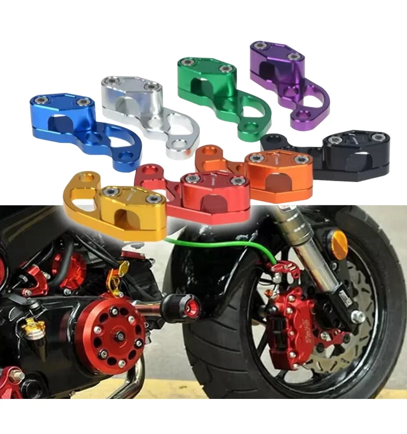 Motorcycle modified part oil pipeline clamp universal aluminum alloy clips nhj