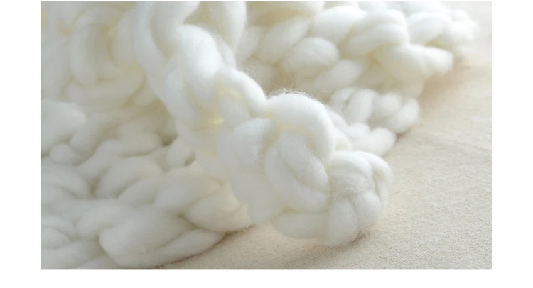 Newborn Baby Infant Photography Props Handmade Knitted Infant Toddler Shooting Hemp Blanket Photo Studio kits (7)